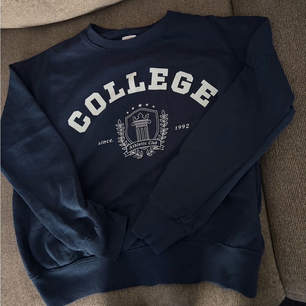Wonder Nation Navy Blue Crewneck Sweater